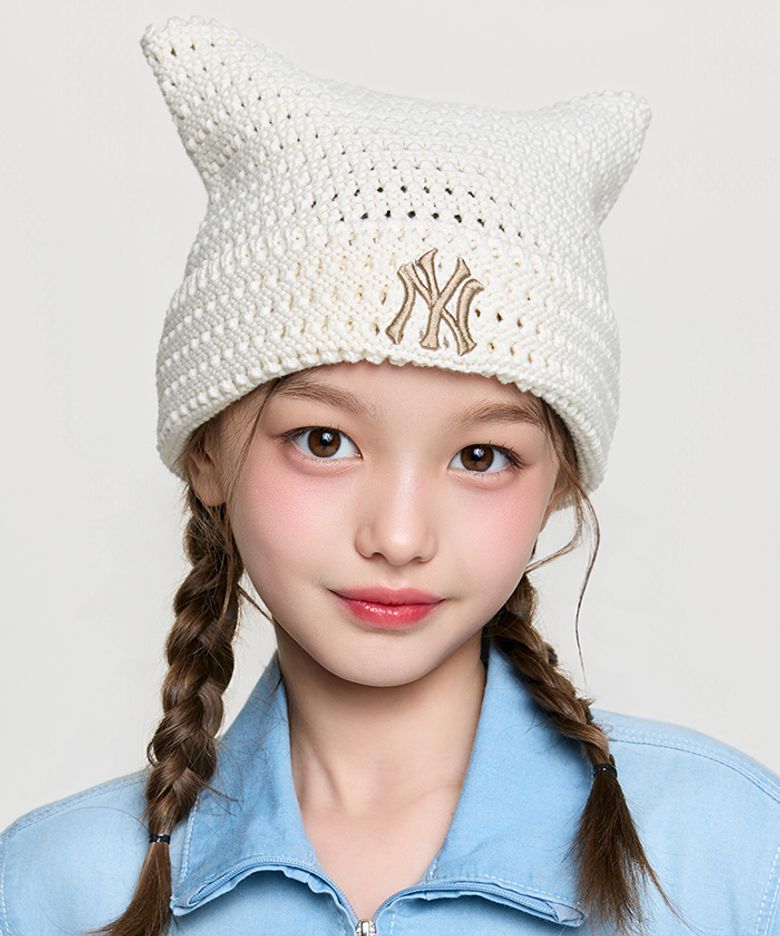미야옹 크로셰 비니 NY (Cream)
