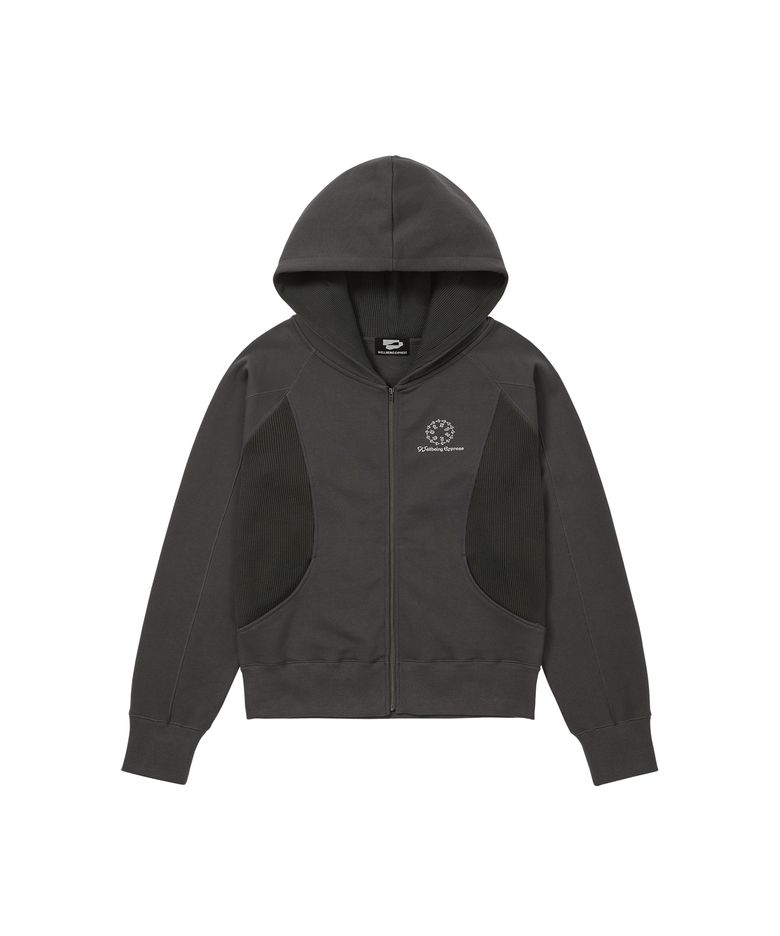 Waffle Hoodie Charcoal