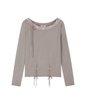 RIBONNETE KNIT MOCHA