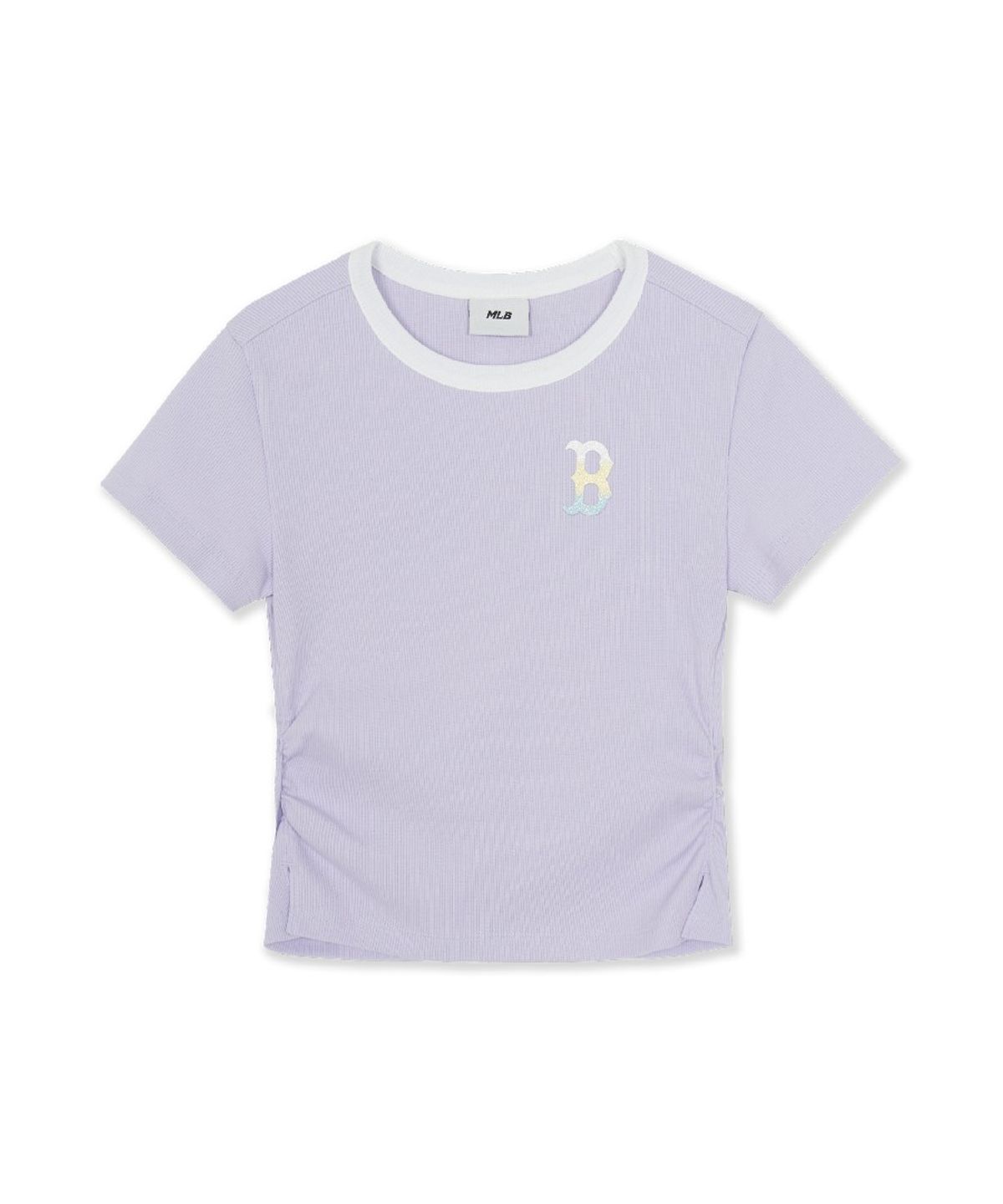 엠엘비 키즈(MLB KIDS) 걸즈 스포티브 베이직 여아 로고 링거티셔츠 BOS (Lavender)