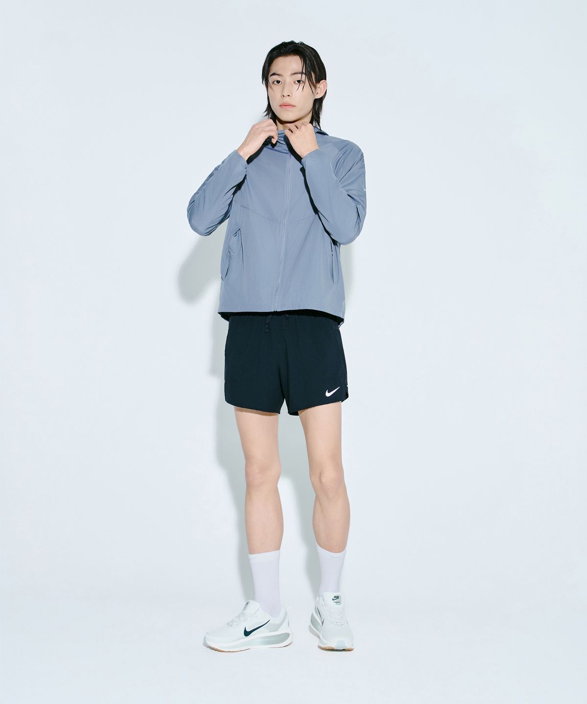 나이키(NIKE) 스트라이드 드라이 핏 5인치 투인원 러닝 쇼츠 M - 블랙 / IF2035-010