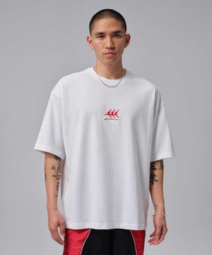 조던 플라이트 오버사이즈 그래픽 티셔츠 M - 화이트 / IF3133-100