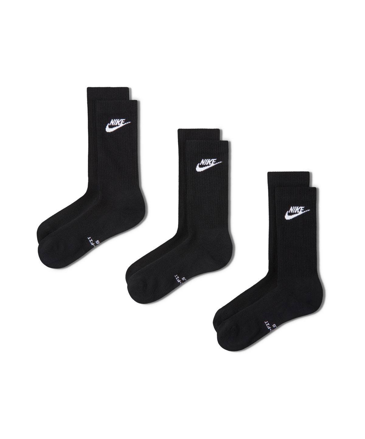 나이키(NIKE) 에브리데이 엘리베이티드 크루 삭스(3켤레) - 멀티컬러 / IH8522-902