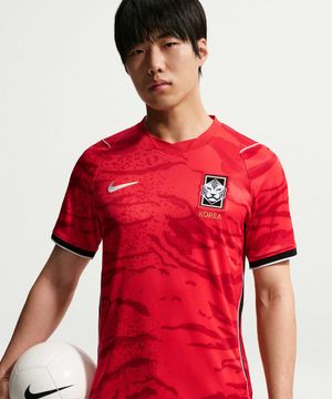 대한민국 2026 스타디움 홈 드라이 핏 축구 레플리카 저지 M - 글로벌 레드:블랙:화이트:클럽 골드 / IB5328-679