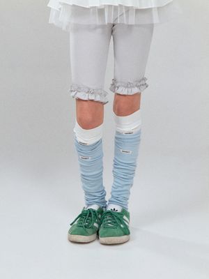 A SOFT FRILL LEGGINGS_LIGHTGRAY
