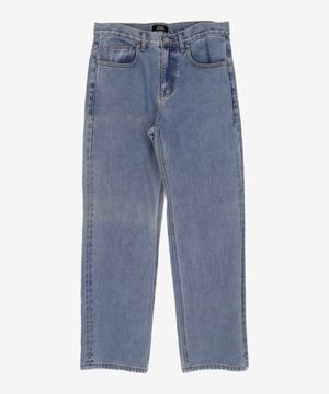 스트레이트 데님 팬츠 [라이트 인디고] 32