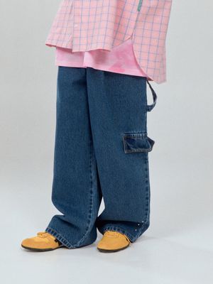 CARPENTER DENIM PANTS_BLUE