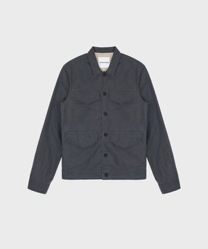 FLANNEL 4-POCKET JACKET CHARCOAL