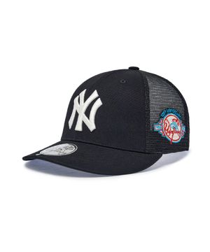 시그니처 패치 메쉬캡 NY (Black)