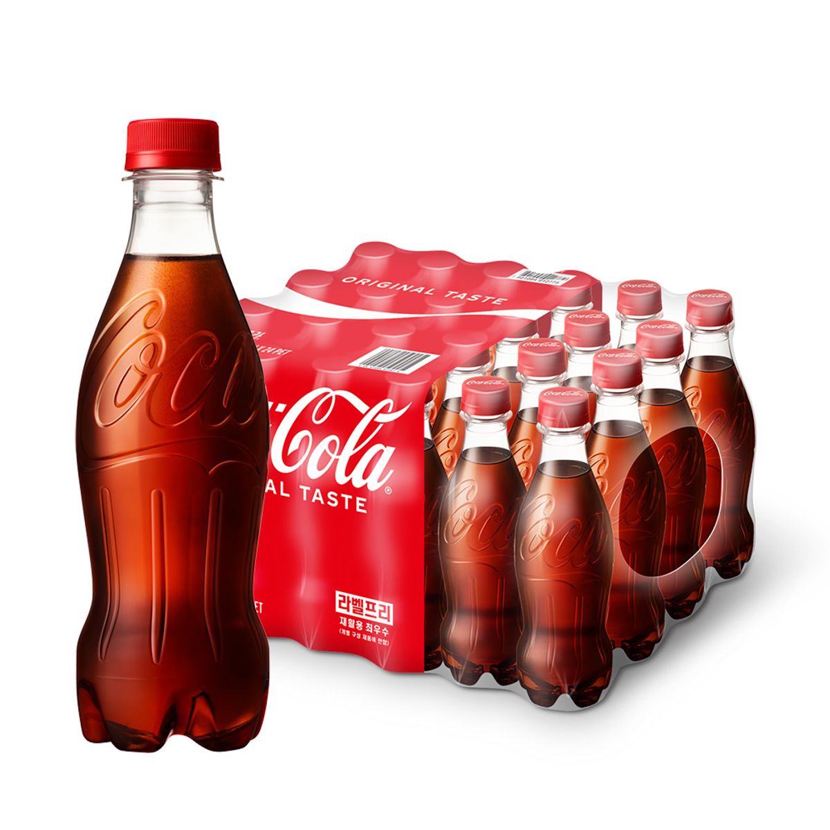 코카-콜라(COCA-COLA) 코카콜라 무라벨 370PET X24