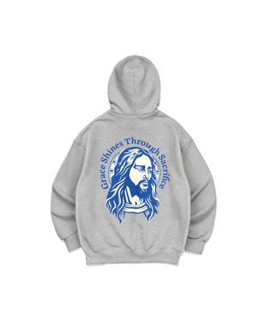 Grace Shines Through Sacrifice 후드티셔츠