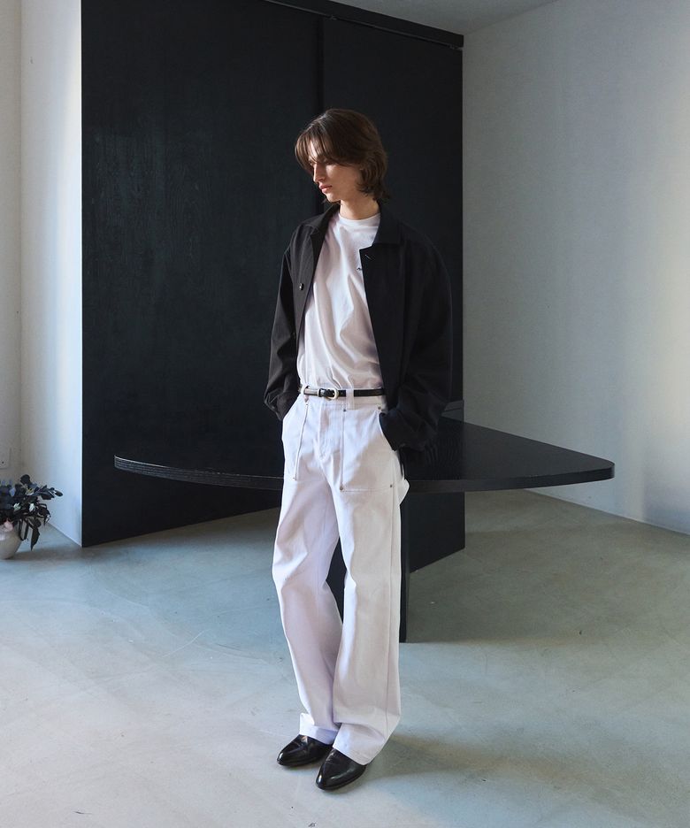 WIDE LEG DENIM PANTS