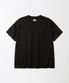 CROP FIT HALF SLEEVE TEE_BLACK