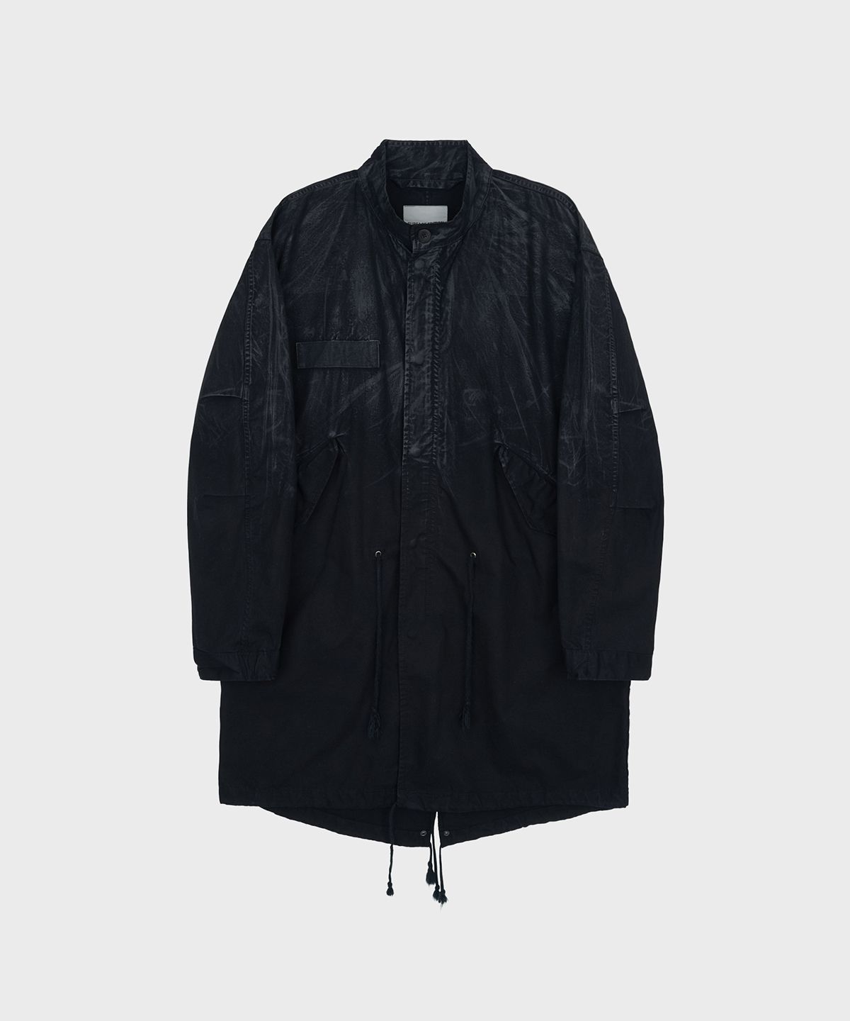서피스에디션(SURFACE EDITION) WAXED M-65 FISHTAIL PARKA BLACK