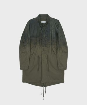 WAXED M-65 FISHTAIL PARKA OLIVE