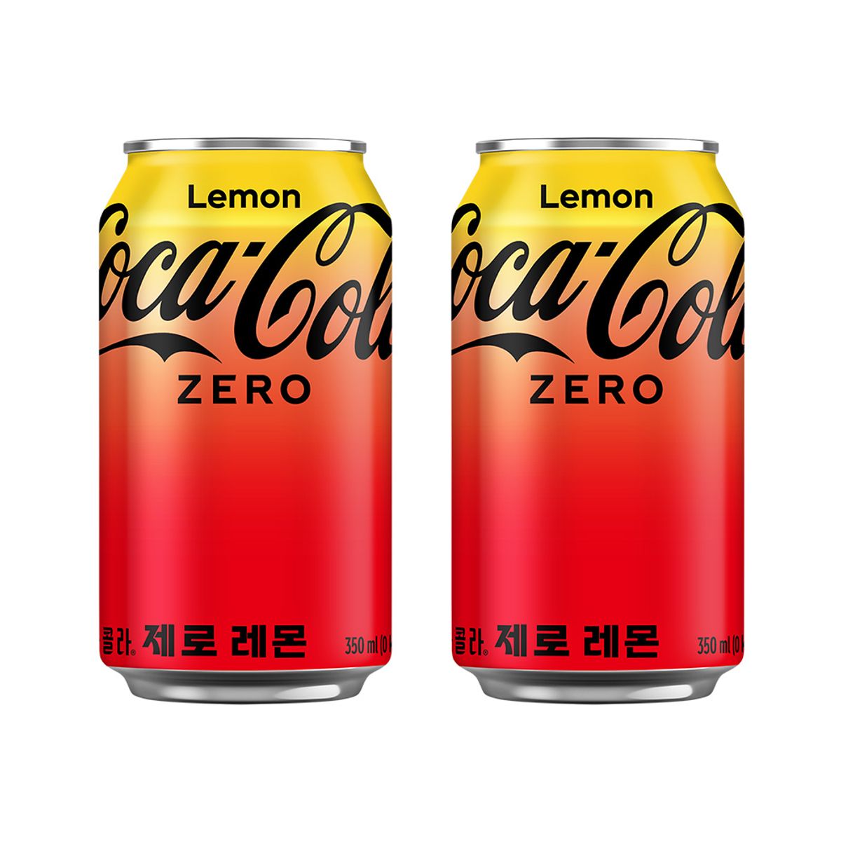 코카-콜라(COCA-COLA) 코크 제로 레몬 350CAN 4X6