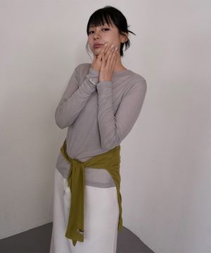 데일리 레이어드 무지 긴팔 티셔츠 BK4307 (5COLOR)