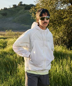 울트라 라이트 패커블 윈드브레이커 자켓 화이트 FJK127