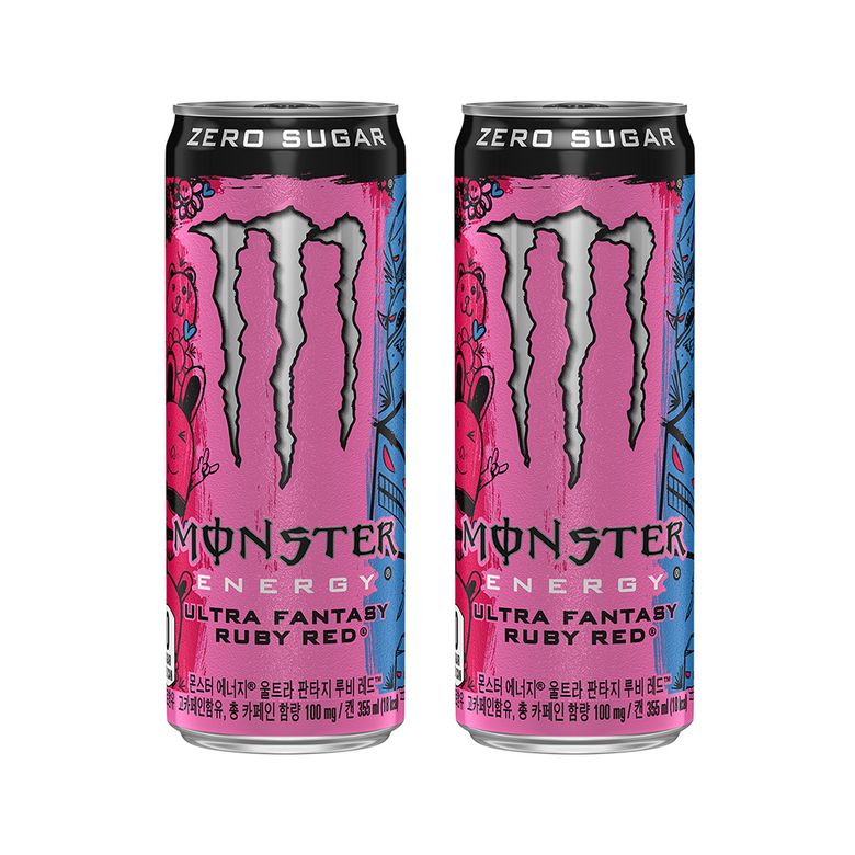 몬스터 에너지 루비레드 355CAN X24