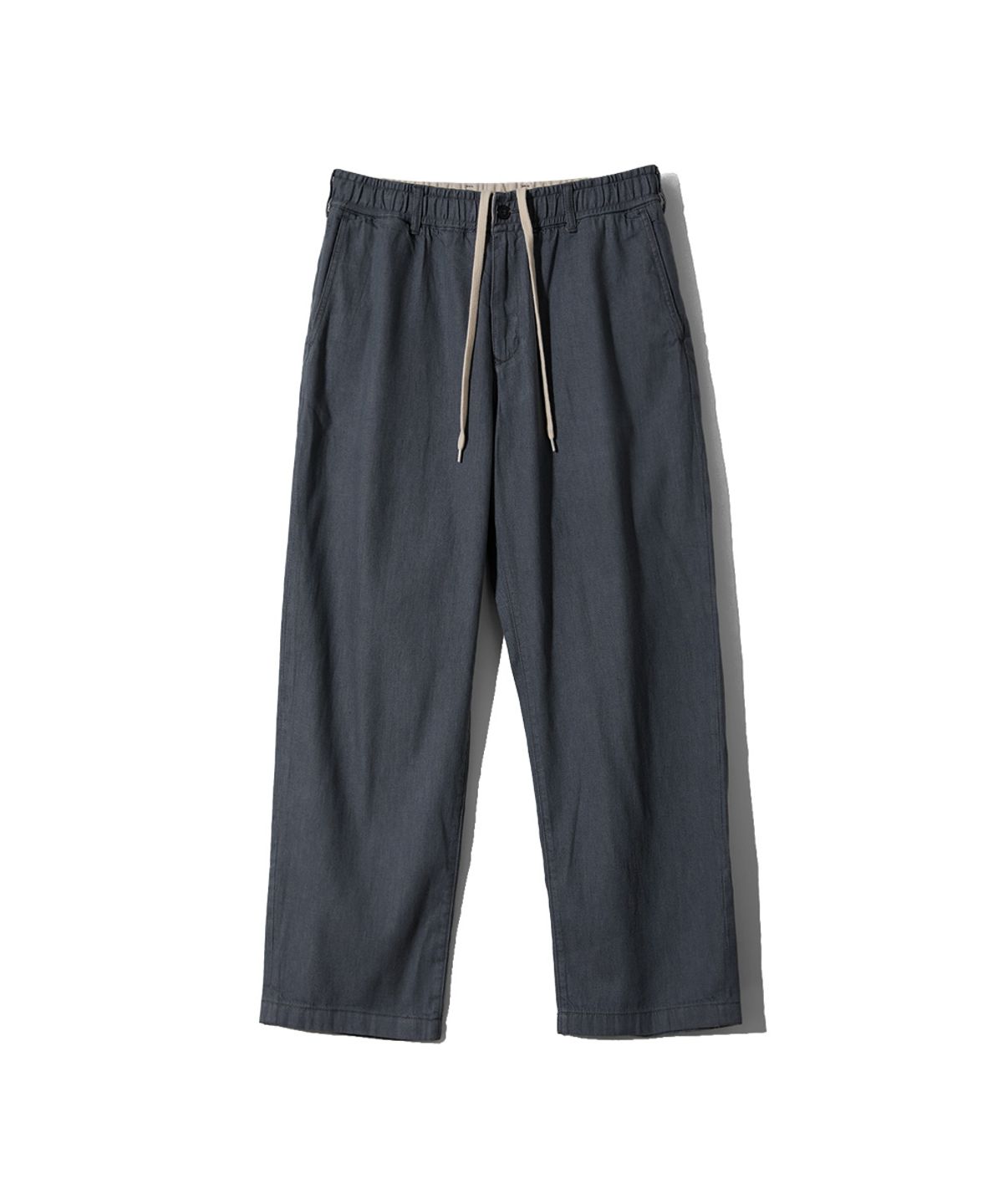 홀리선(HORLISUN) Cove Drape Loose Denim Pants Gray
