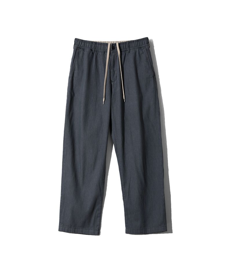 Cove Drape Loose Denim Pants Gray