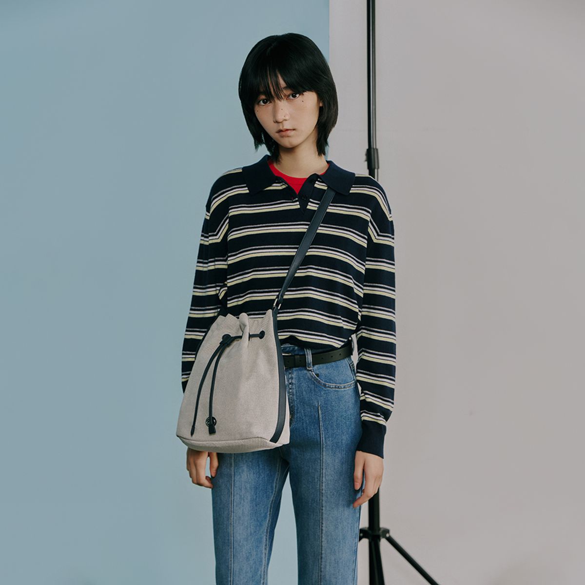 랩(LAP) VOYAGE CANVAS BUCKET BAG AS7AB244
