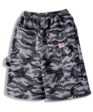 핀턱 카펜터 버뮤다 스웨트 팬츠 카모 YP-501