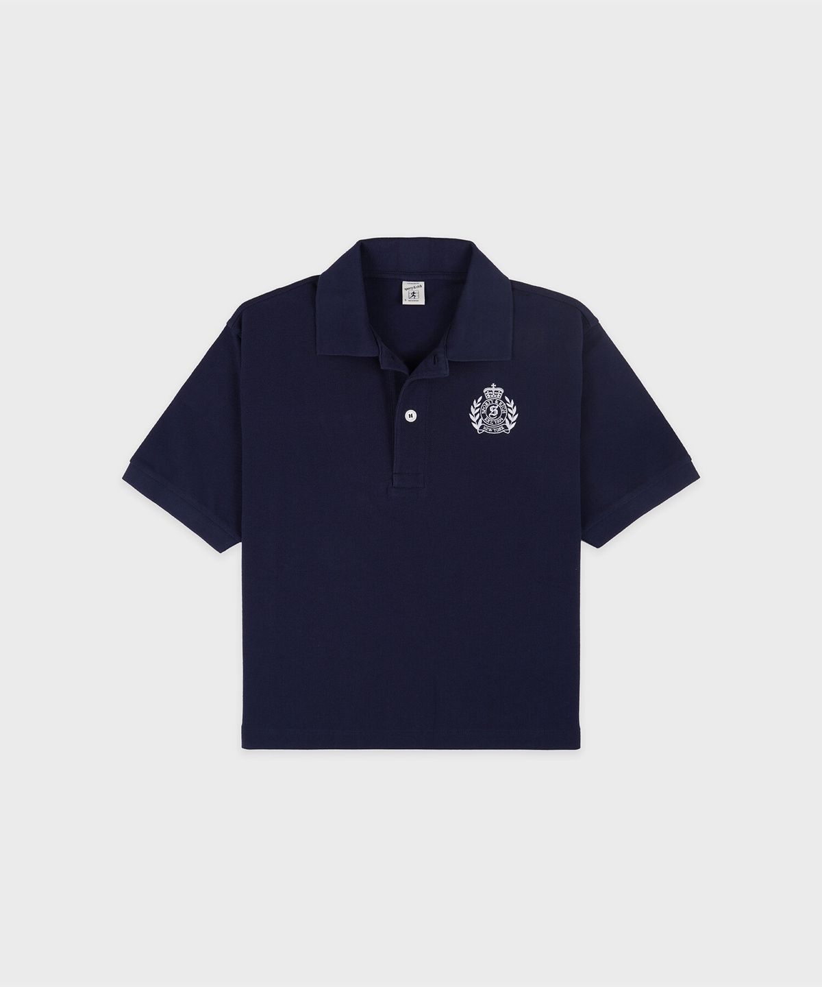 스포티앤리치(SPORTY&RICH) H&W 크레스트 피케 폴로 네이비 R255AW2006