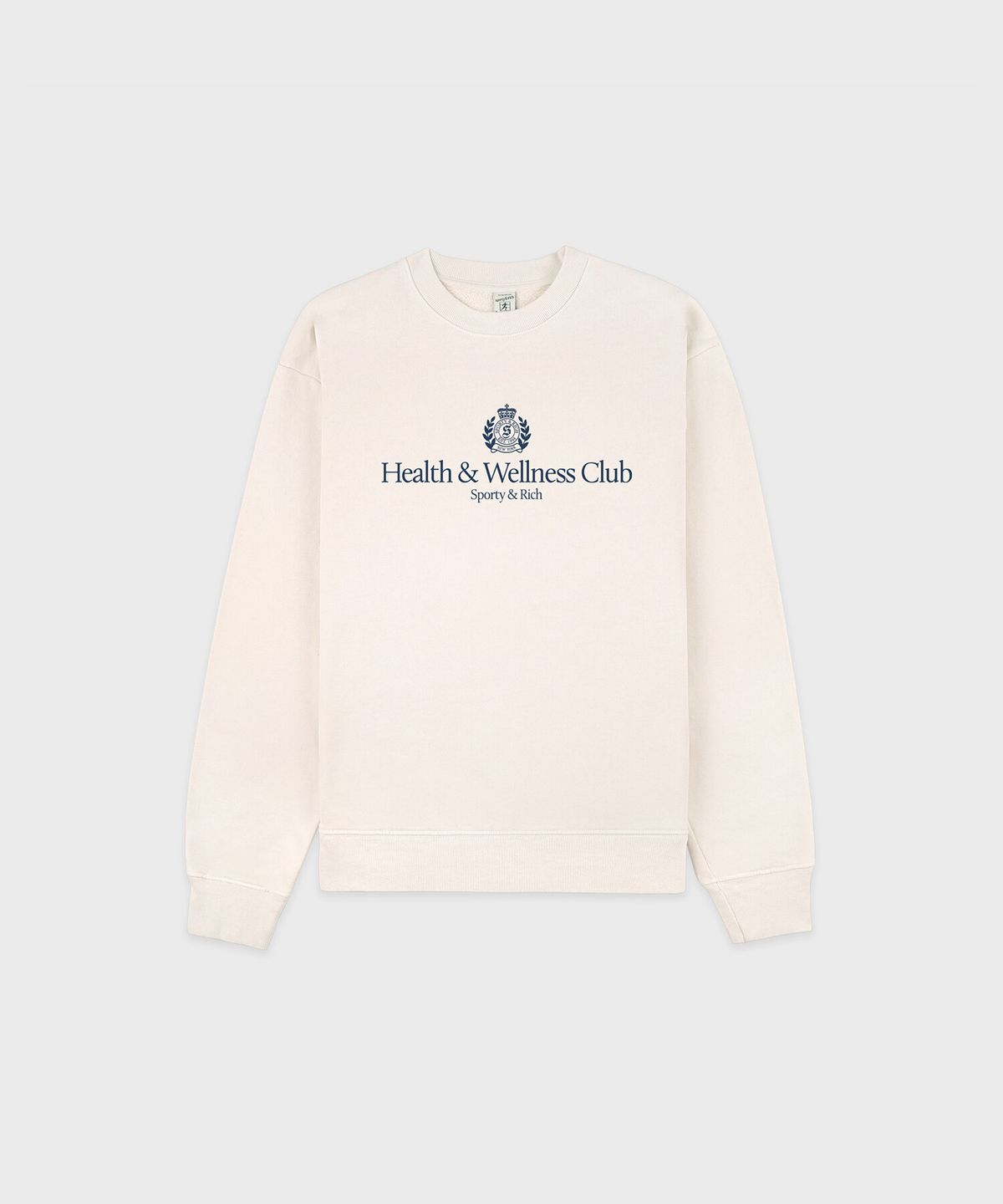 스포티앤리치(SPORTY&RICH) H&W 크레스트 크루넥 R255AWW019