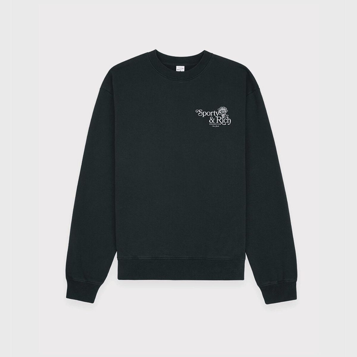 스포티앤리치(SPORTY&RICH) 로즈 크루넥 R256AWW105