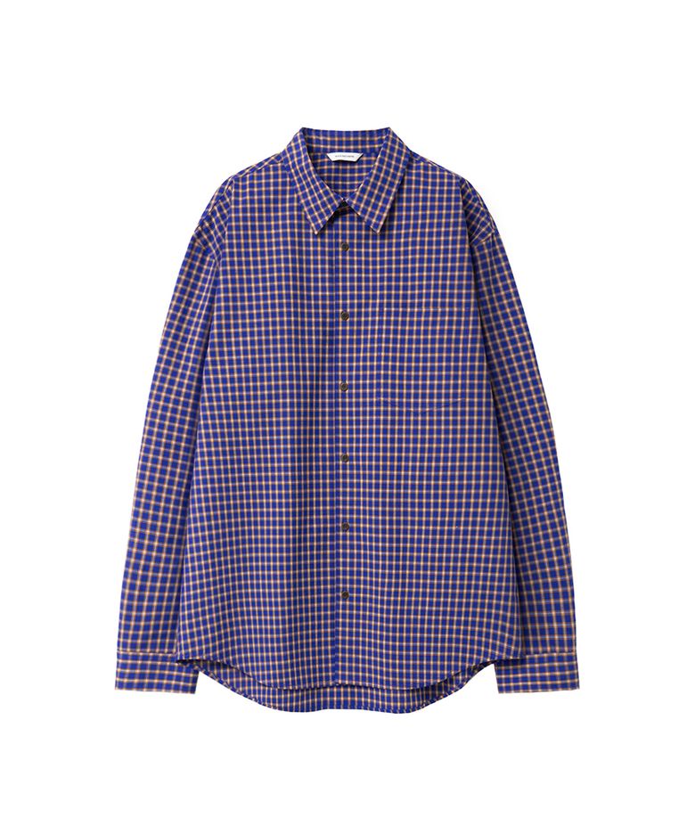 SQ OFFSET CHECK SHIRTS Cobalt Check