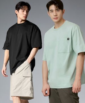 [2PACK] 쿨브리즈 오버핏 숏슬리브 XML2TS1102_XMK2TS1103