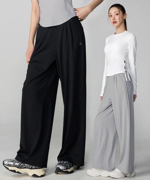 [2PACK] 미디움페더 쿨링 투턱 와이드 팬츠 숏&롱 XFL2PT1001_XFL2PT1010