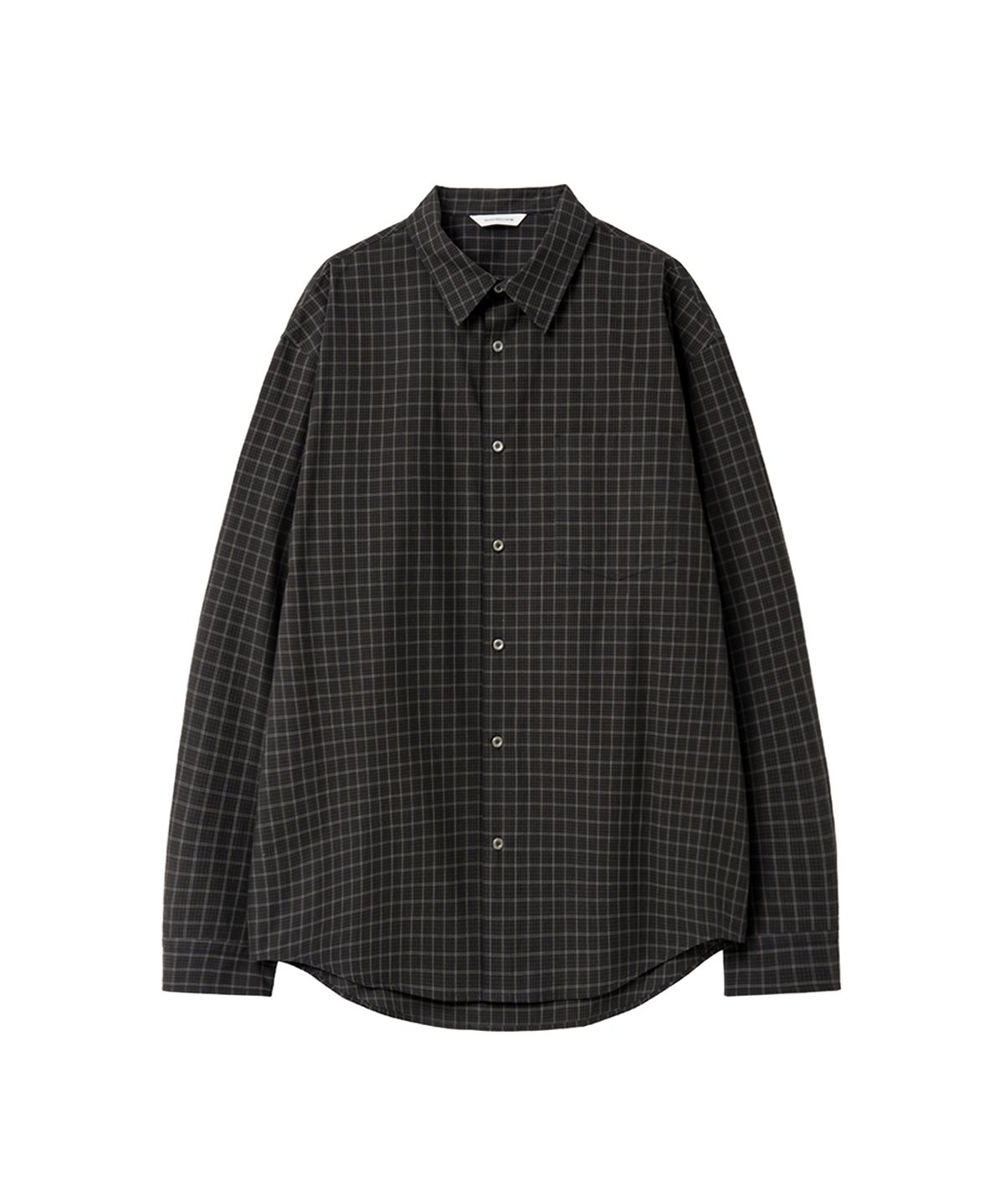 유체 프레타 포르테(YOUCHE PRET A PORTER) SQ OFFSET CHECK SHIRTS Graphite Check