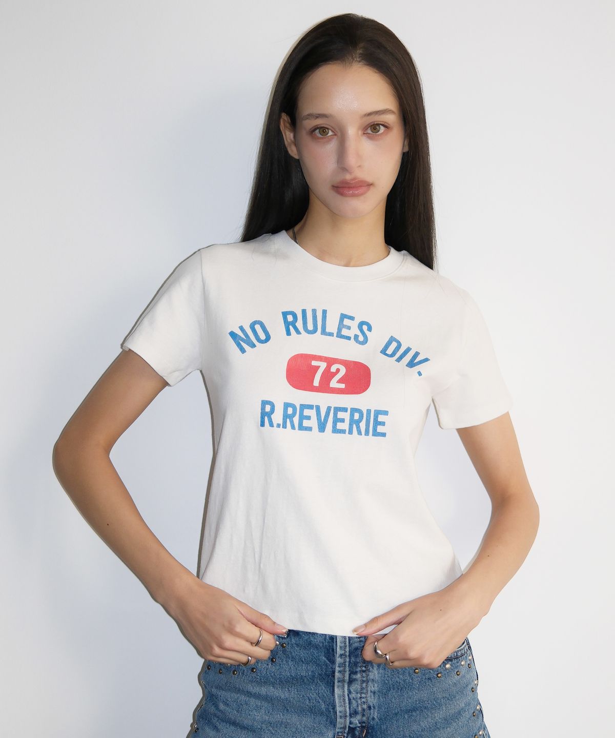 러스틱 레버리(RUSTIC REVERIE) 올드 스포츠 베이비 티셔츠 [아이보리]