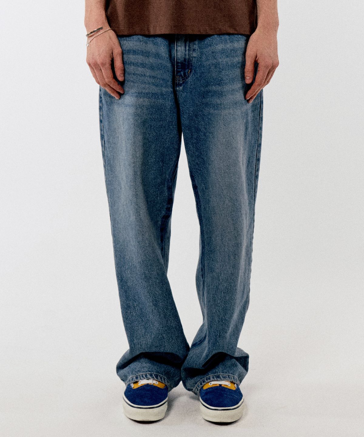 골든선샤인(GOLDEN SUNSHINE) 90 LOOSE STRAIGHT DENIM PANTS_CLASSIC BRIGHT