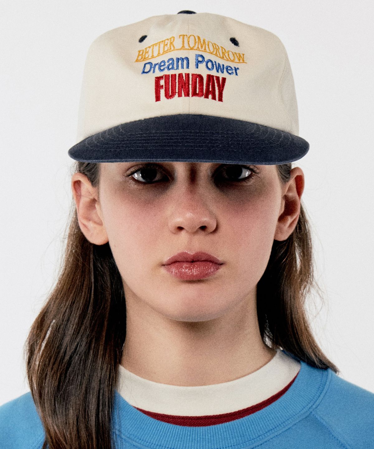 골든선샤인(GOLDEN SUNSHINE) FUNDAY 5-PANEL CAP_VANILA NAVY