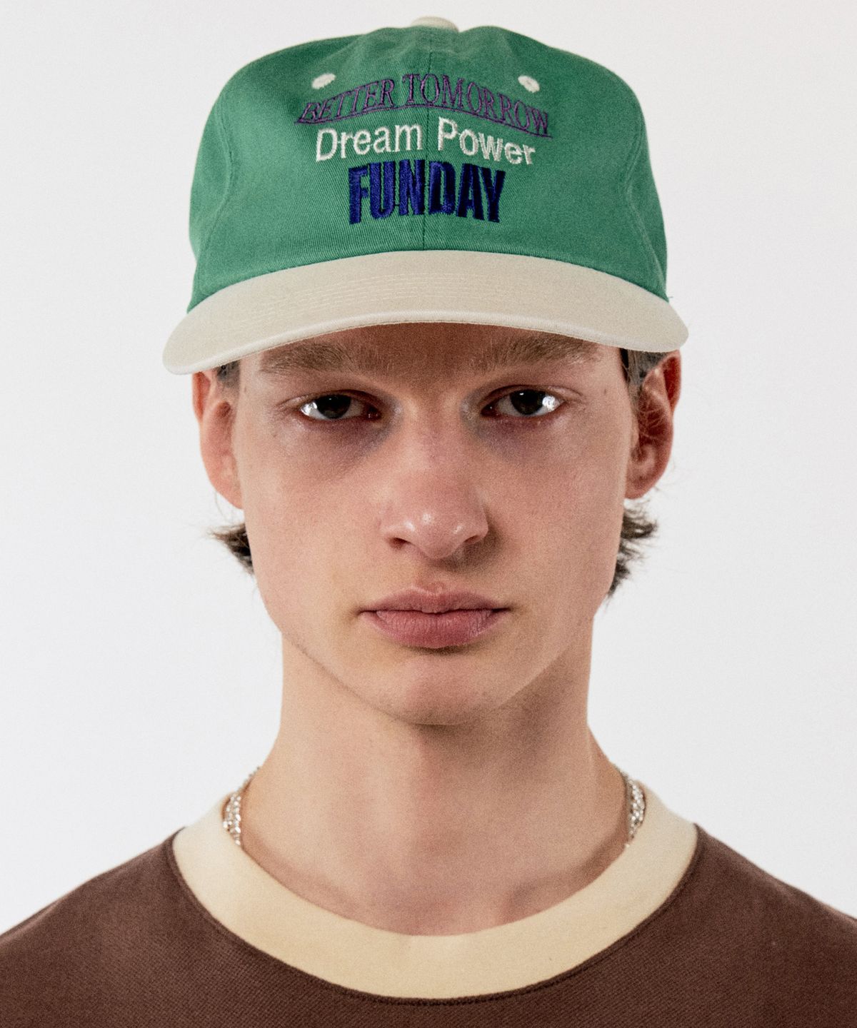 골든선샤인(GOLDEN SUNSHINE) FUNDAY 5-PANEL CAP_GREEN SNOW