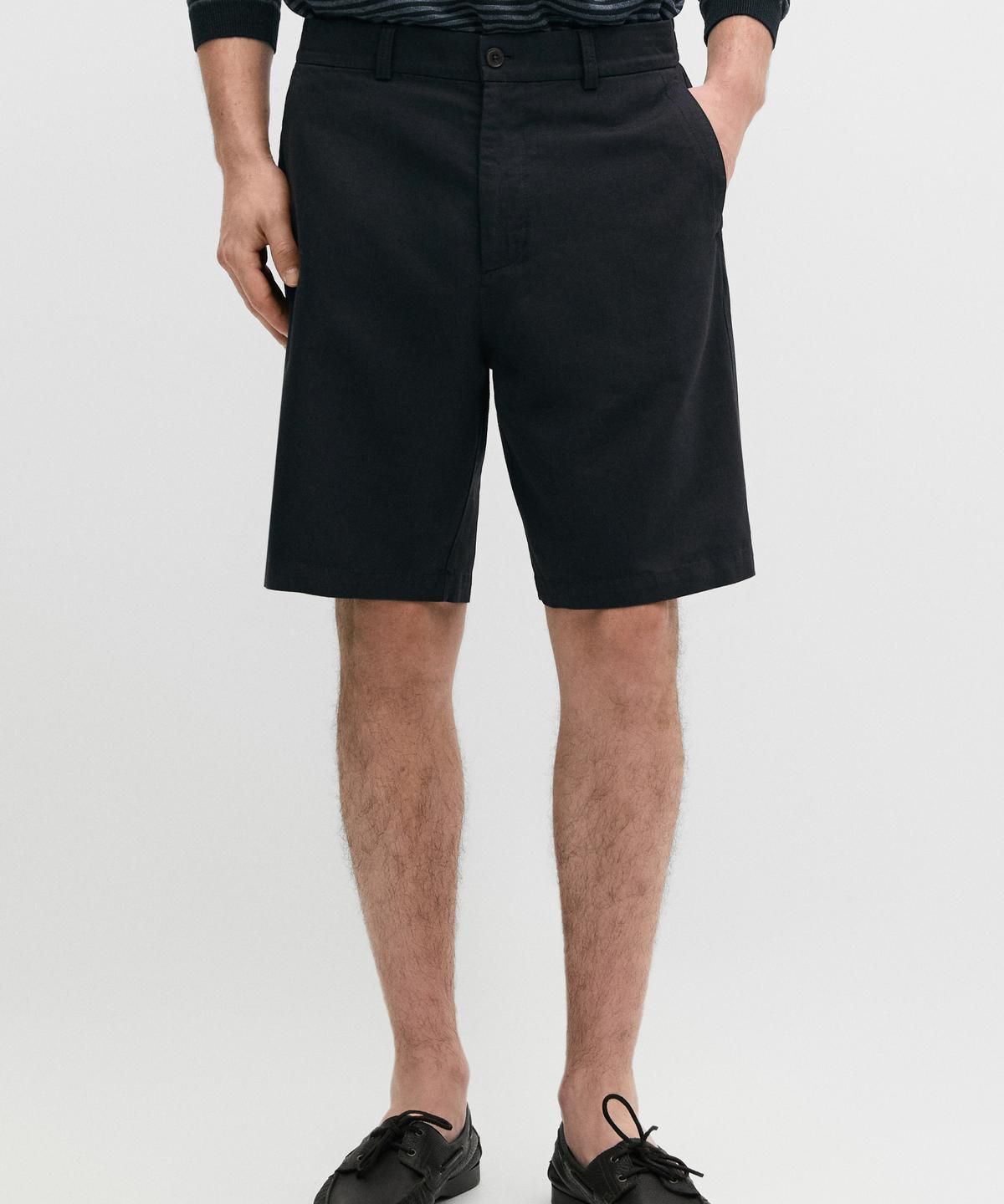 마시모두띠(MASSIMO DUTTI) 린넨 버뮤다 팬츠