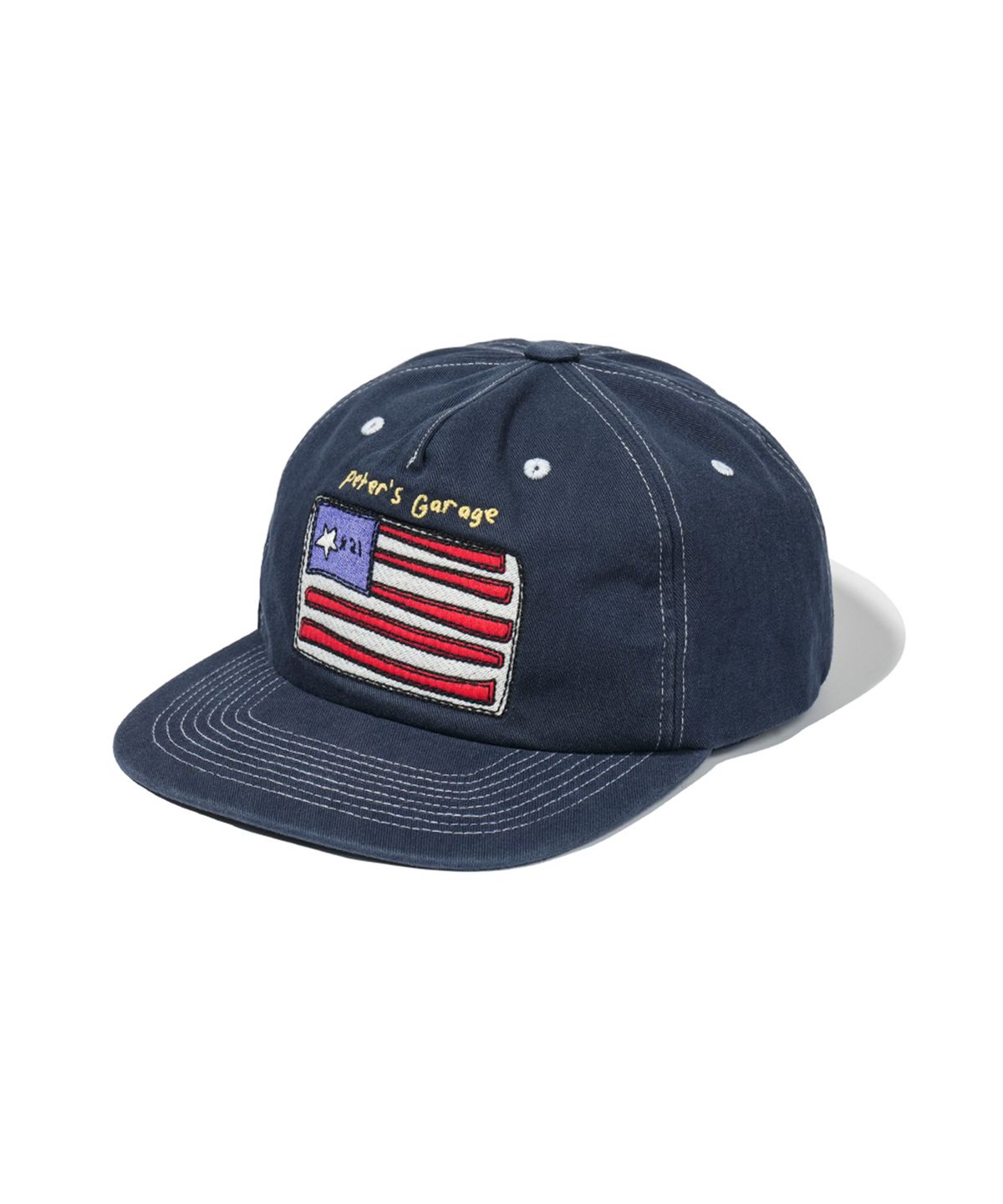 마이네임이즈피터(MYNAMEISPETER) 5-PANEL PETERS GARAGE CAP - NAVY