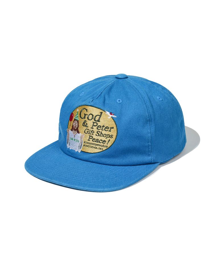 5-PANEL GOD PETER CAP - SKY BLUE