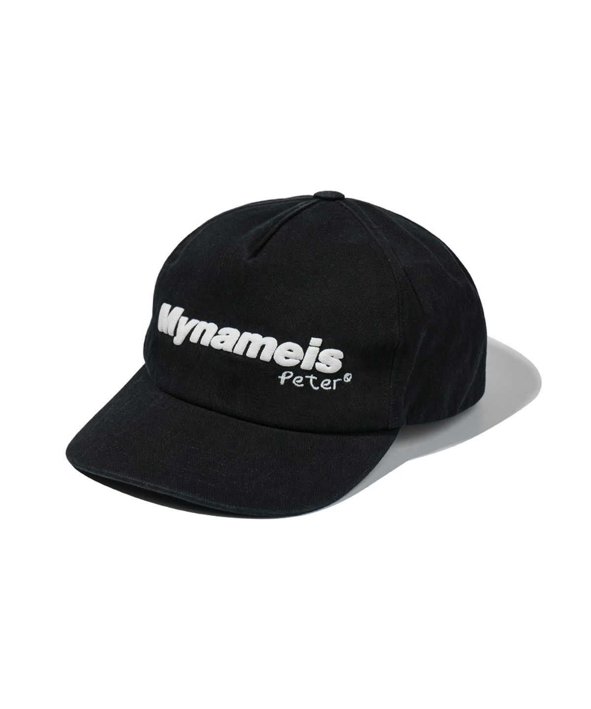 마이네임이즈피터(MYNAMEISPETER) 5-PANEL PETER LOGO CAP - BLACK