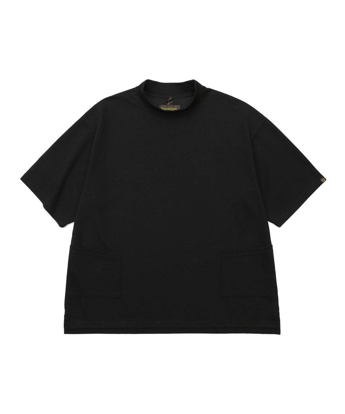 휴머러스 어카운트(HUMOROUS ACCOUNT) ATHLETIC MOCKNECK H/S TEE / BLACK