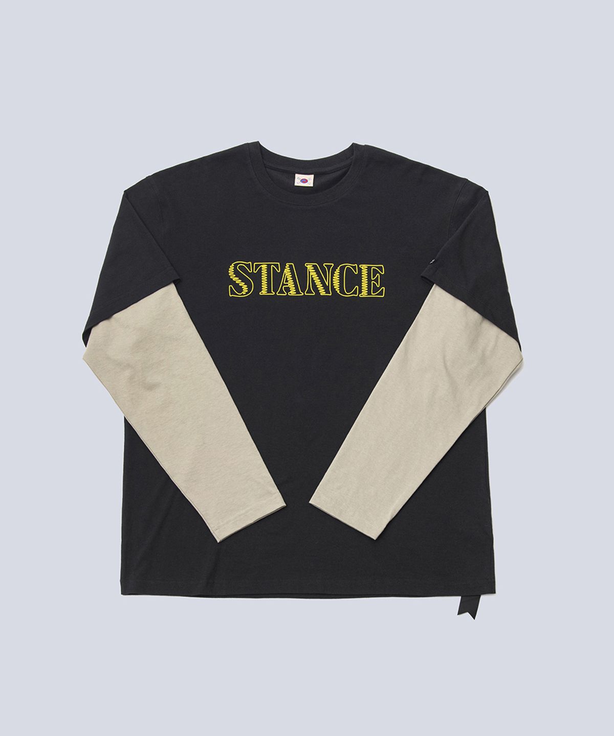 스텐스 서울(STANCE SEOUL) STANCE LAYERED LONG SLEEVE (CHARCOAL & BEIGE)