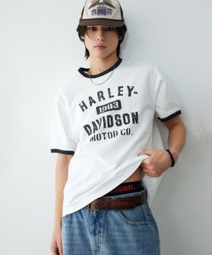 할리 1903 레터링 링거티 화이트_HH16111058
