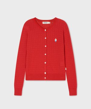 Steve High Gauge Cable Cardigan / WHCKG2521F