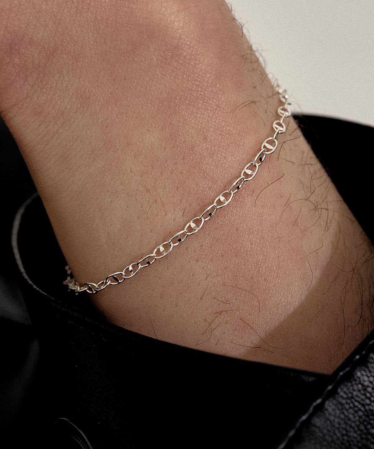 에이지47(AG47) M.C-B-02  Oval Link Point Bracelet