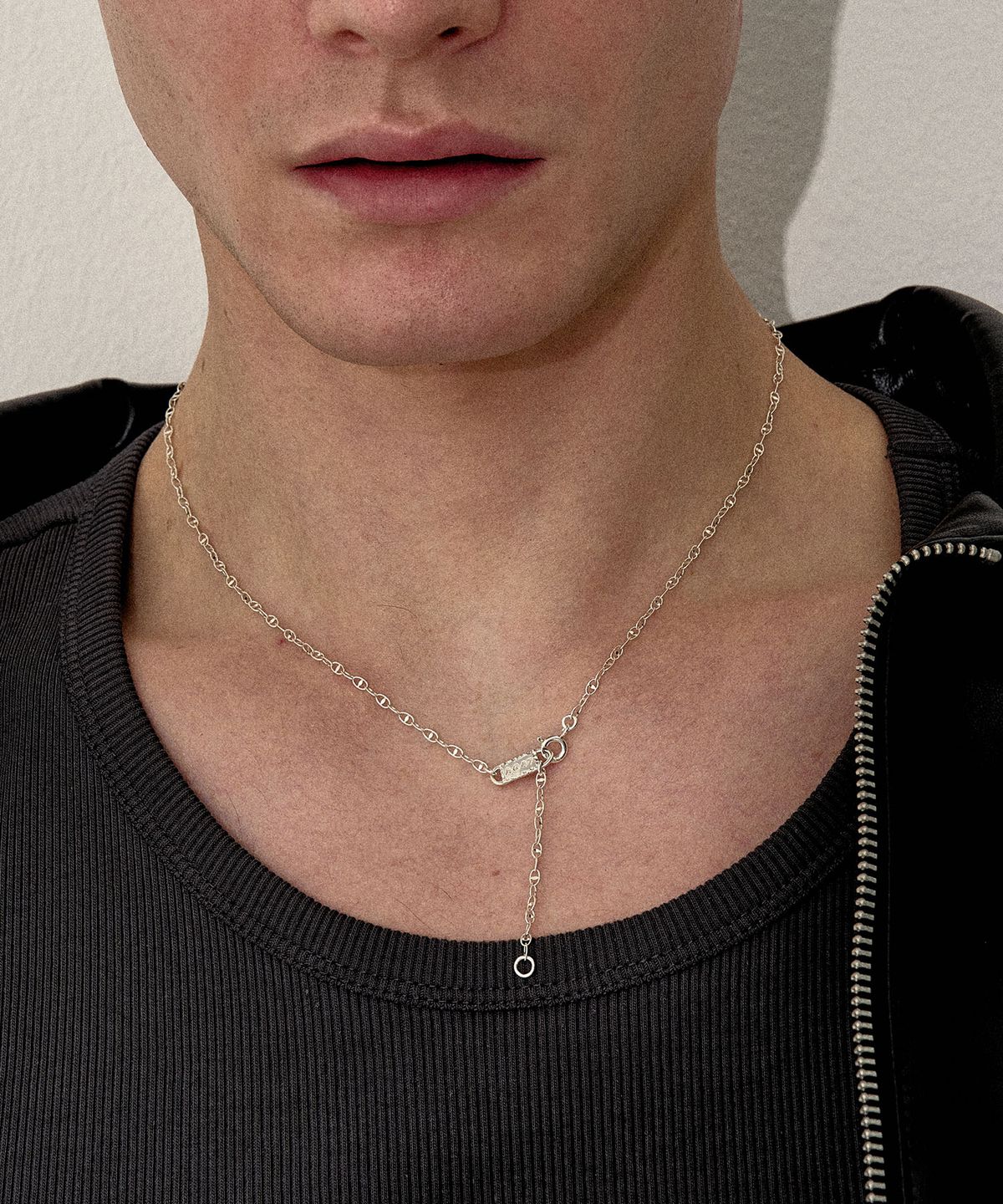 에이지47(AG47) M.C-N-03  Oval Link Style Necklace