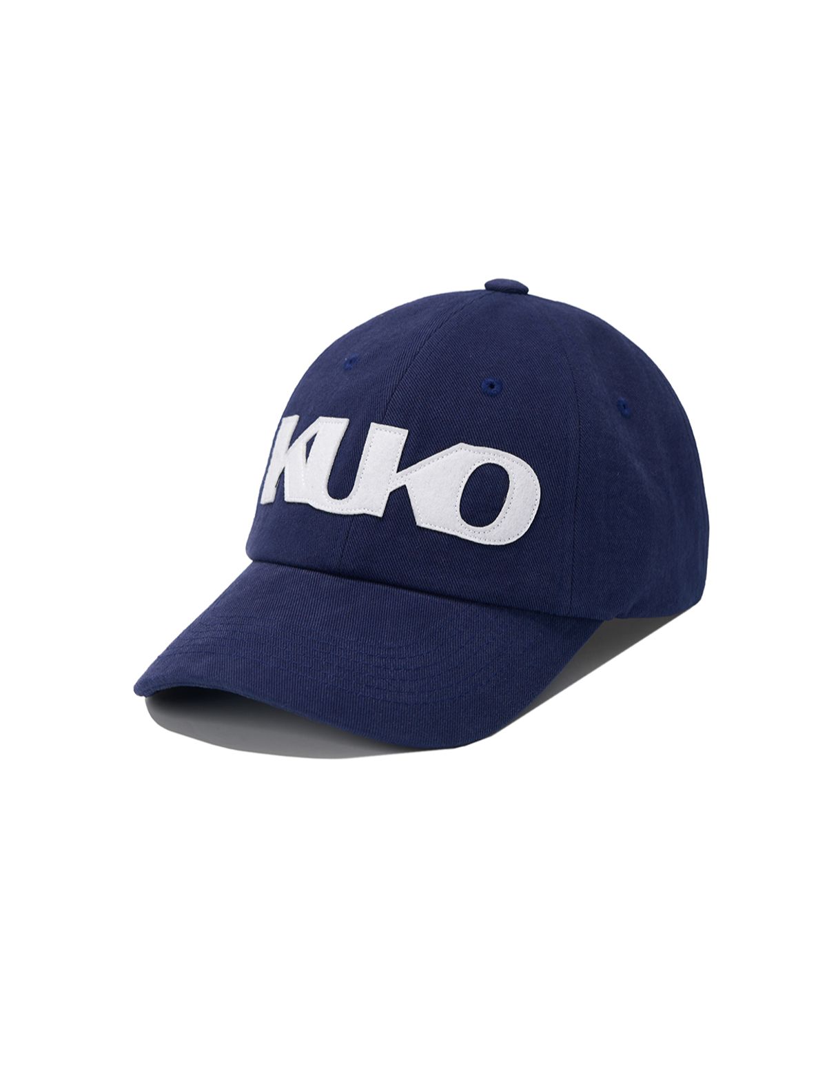 쿠코(KUKO) 쿠코 심볼 6패널 볼 캡_네이비