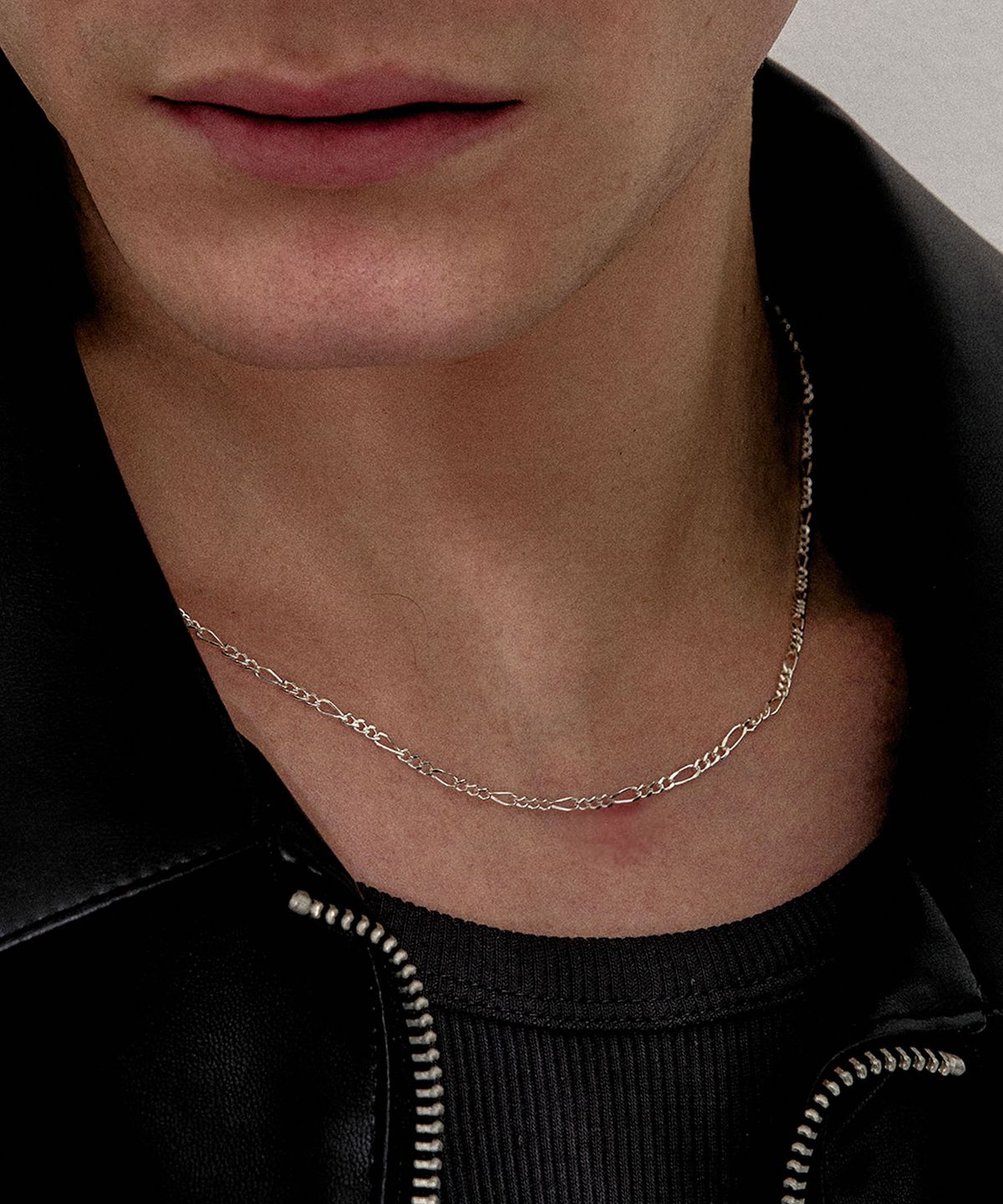 에이지47(AG47) M.C-N-04  Figaro Chain Point Necklace